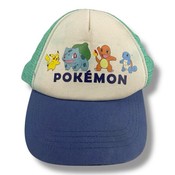 Pokémon Nintendo Zara Youth Kids Trucker Hat Snapback - Picture 1 of 5